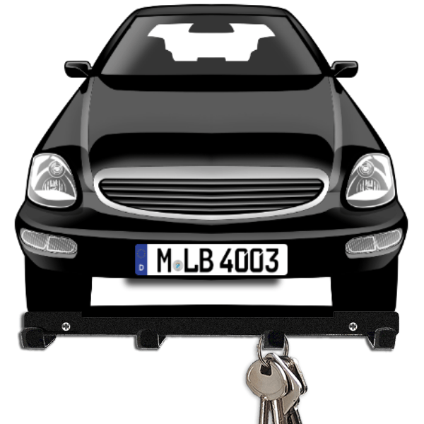 Scorpio Estate Schlüsselbrett personalisiert mit Auto u. Kennzeichen!
