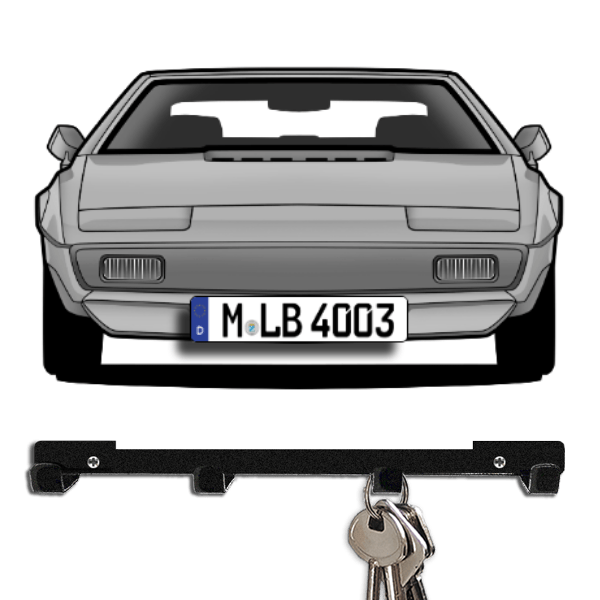Esprit Coupe Schlüsselbrett personalisiert mit Auto u. Kennzeichen!