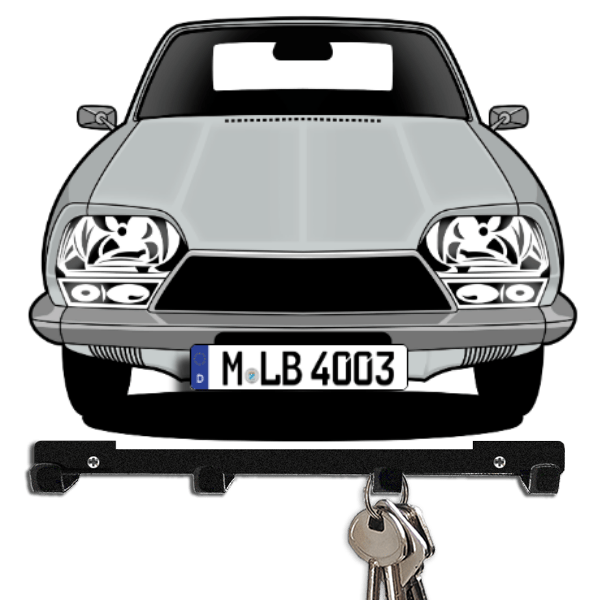 GSA (5-Türer) Schlüsselbrett personalisiert mit Auto u. Kennzeichen!