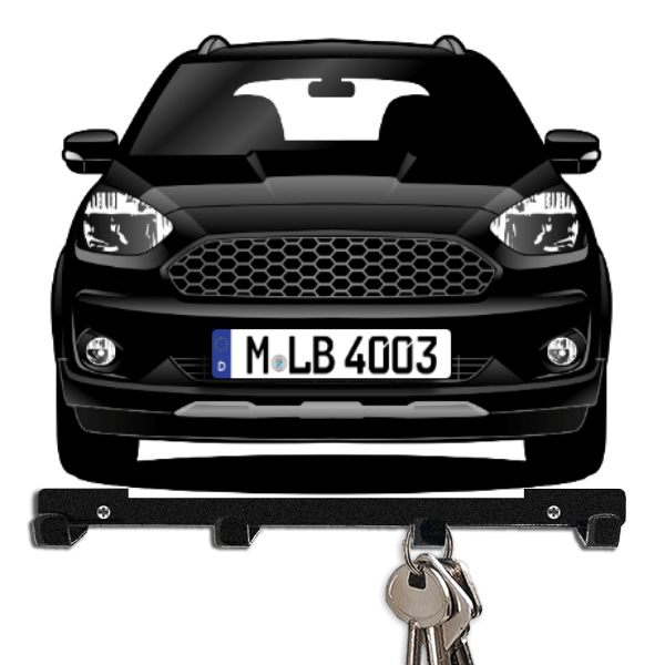 Ka+ Schlüsselbrett personalisiert mit Auto u. Kennzeichen!