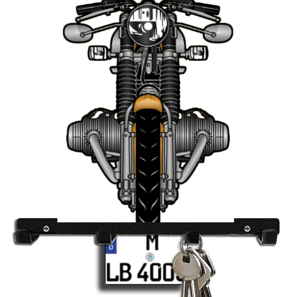 R 75 5 Schlüsselbrett personalisiert mit Auto u. Kennzeichen!
