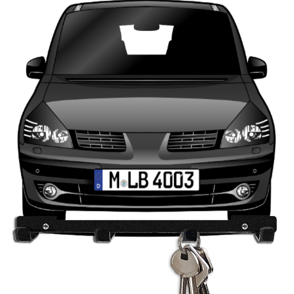 Espace Schlüsselbrett personalisiert mit Auto u. Kennzeichen!