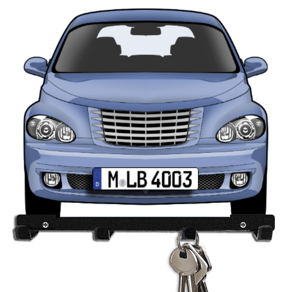 PT Cruiser (5-Türer) Schlüsselbrett personalisiert mit Auto u. Kennzeichen!