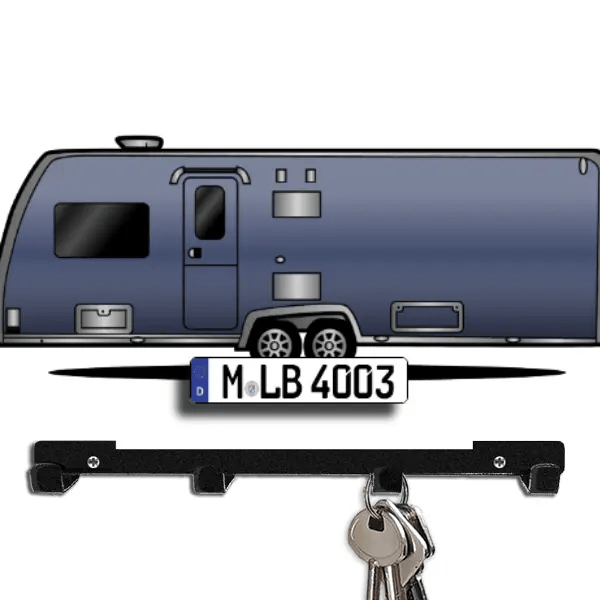 Elddis Schlüsselbrett personalisiert mit Auto u. Kennzeichen!
