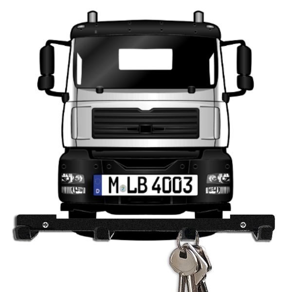 TGA 26.410 Schlüsselbrett personalisiert mit Auto u. Kennzeichen!