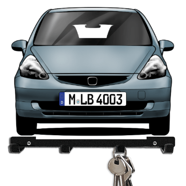 Jazz Schlüsselbrett personalisiert mit Auto u. Kennzeichen!
