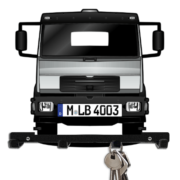 M2000 Schlüsselbrett personalisiert mit Auto u. Kennzeichen!