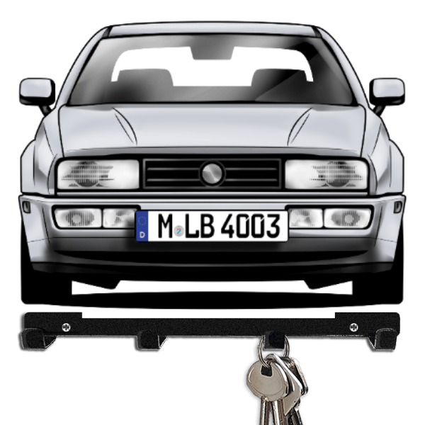 Corrado Schlüsselbrett personalisiert mit Auto u. Kennzeichen!