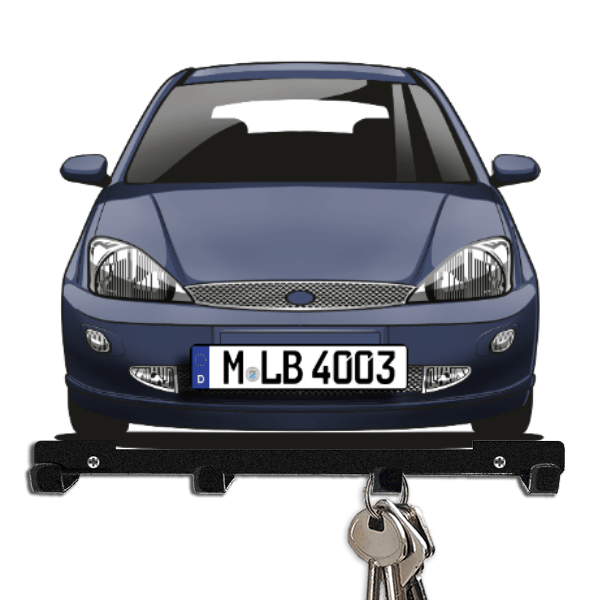 Belcanto Schlüsselbrett personalisiert mit Auto u. Kennzeichen!