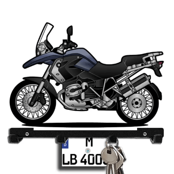 R 1200 GS Schlüsselbrett personalisiert mit Auto u. Kennzeichen!