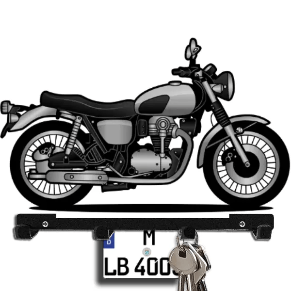 W 800 Schlüsselbrett personalisiert mit Auto u. Kennzeichen!