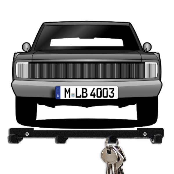 Charger Schlüsselbrett personalisiert mit Auto u. Kennzeichen!