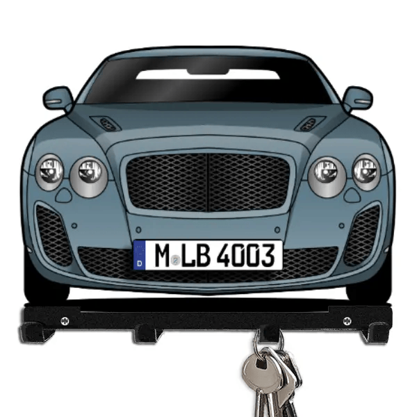Continental Supersports Schlüsselbrett personalisiert mit Auto u. Kennzeichen!