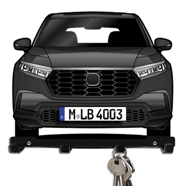 CR-V Schlüsselbrett personalisiert mit Auto u. Kennzeichen!