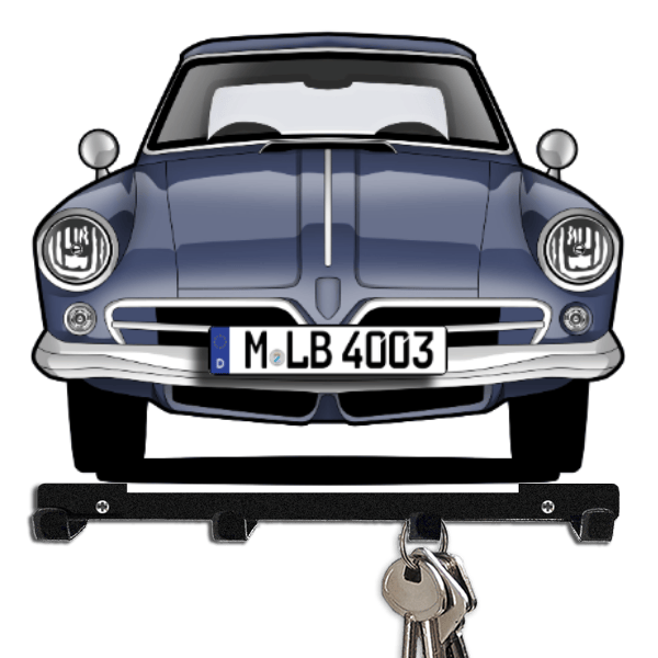 Wankel Spider Schlüsselbrett personalisiert mit Auto u. Kennzeichen!