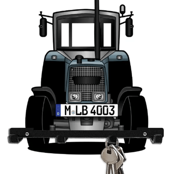 Farmer 3S Schlüsselbrett personalisiert mit Auto u. Kennzeichen!