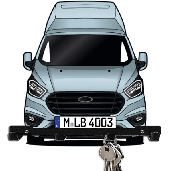 Nugget L1 Hochdach Schlüsselbrett personalisiert mit Auto u. Kennzeichen!