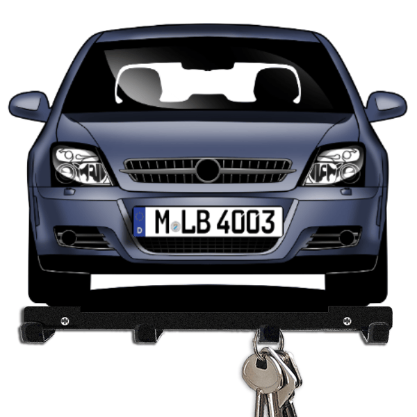 Signum Schlüsselbrett personalisiert mit Auto u. Kennzeichen!