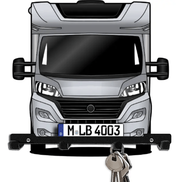 447 Schlüsselbrett personalisiert mit Auto u. Kennzeichen!