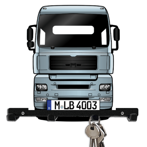 TGA 18.410 Schlüsselbrett personalisiert mit Auto u. Kennzeichen!