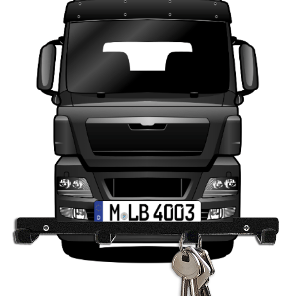 TGX 41.540 Schlüsselbrett personalisiert mit Auto u. Kennzeichen!