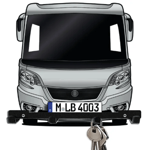 VAN 550 MD Schlüsselbrett personalisiert mit Auto u. Kennzeichen!