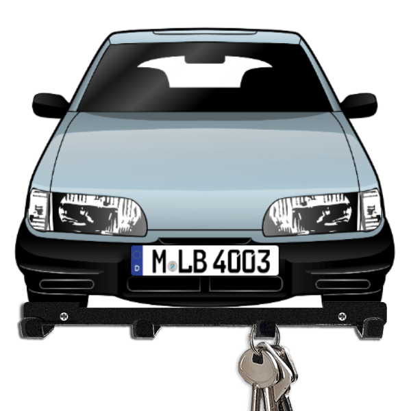 Sierra Liftback Schlüsselbrett personalisiert mit Auto u. Kennzeichen!