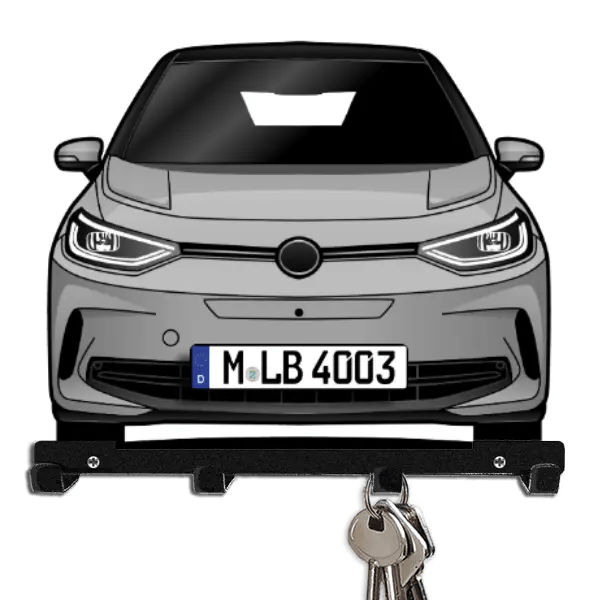 ID.3 Schlüsselbrett personalisiert mit Auto u. Kennzeichen!