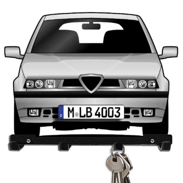 155 Schlüsselbrett personalisiert mit Auto u. Kennzeichen!