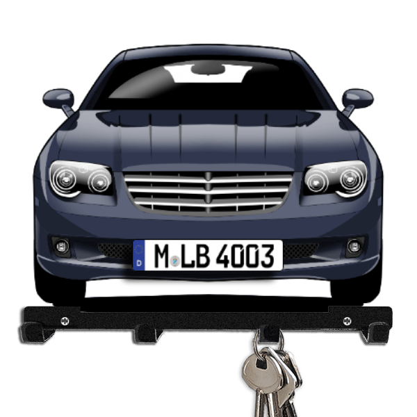 Crossfire Schlüsselbrett personalisiert mit Auto u. Kennzeichen!