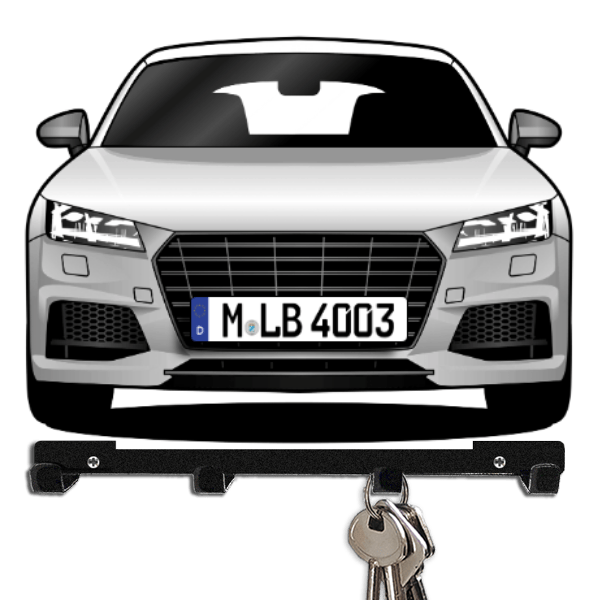 TTS Schlüsselbrett personalisiert mit Auto u. Kennzeichen!