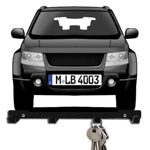 Grand Vitara Schlüsselbrett personalisiert mit Auto u. Kennzeichen!