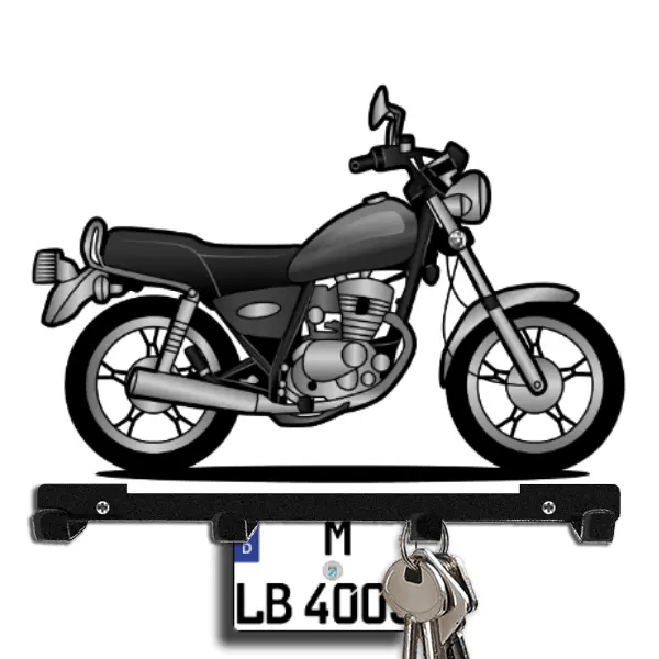 GN 125 Schlüsselbrett personalisiert mit Auto u. Kennzeichen!