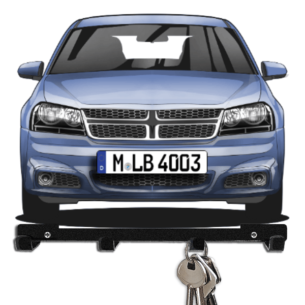 Avenger Schlüsselbrett personalisiert mit Auto u. Kennzeichen!