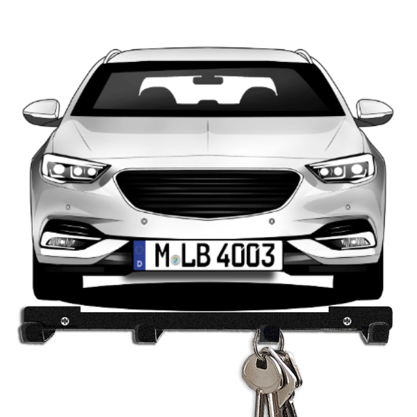 Insignia Grand Sport Schlüsselbrett personalisiert mit Auto u. Kennzeichen!
