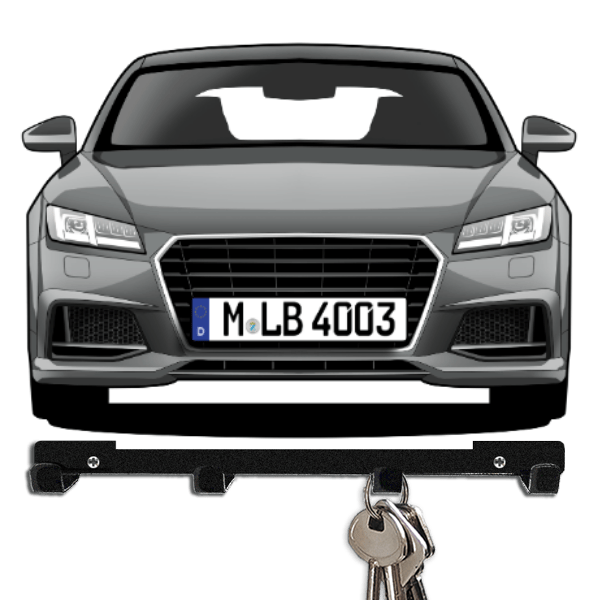TTS Schlüsselboard personalisiert mit Auto u. Kennzeichen!