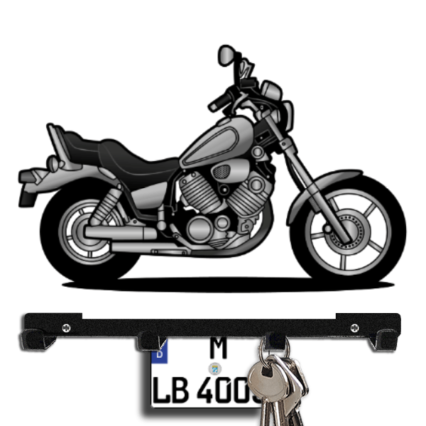 XV750 Schlüsselboard personalisiert mit Auto u. Kennzeichen!