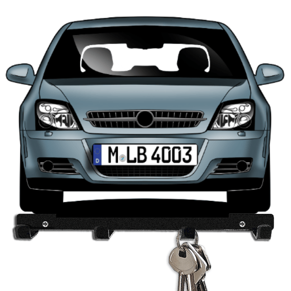 Vectra Caravan Schlüsselboard personalisiert mit Auto u. Kennzeichen!