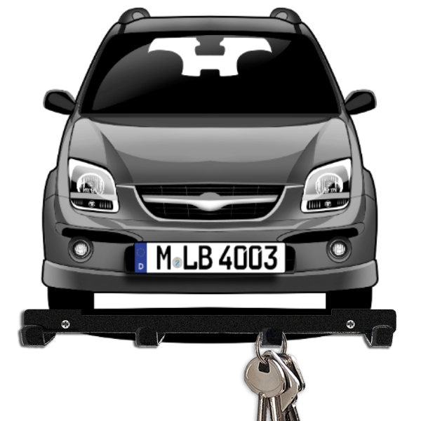 Ignis Schlüsselboard personalisiert mit Auto u. Kennzeichen!