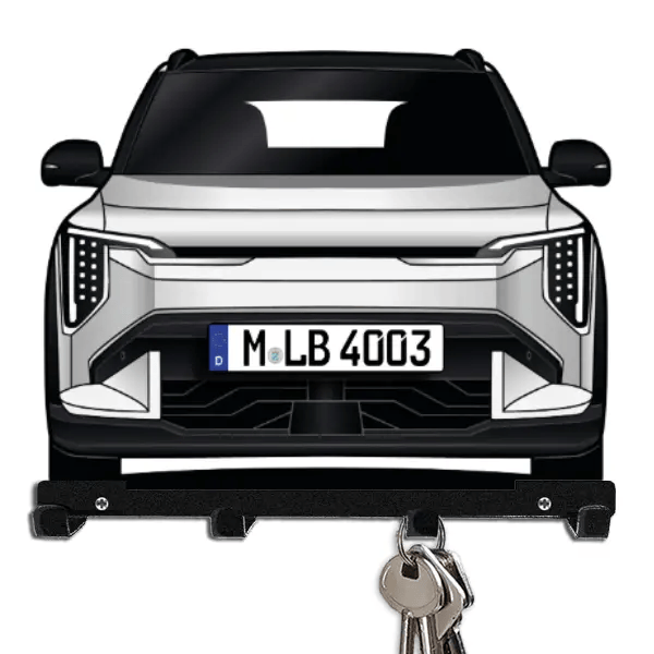 EV3 Schlüsselboard personalisiert mit Auto u. Kennzeichen!