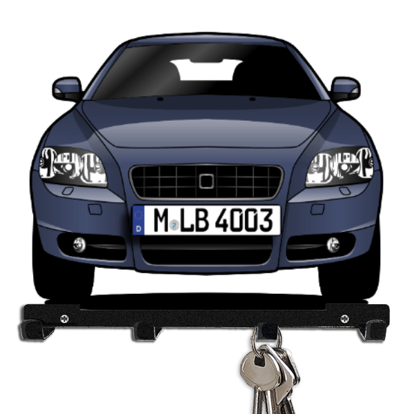 C70 Coupe Schlüsselboard personalisiert mit Auto u. Kennzeichen!