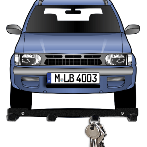Pathfinder Schlüsselboard personalisiert mit Auto u. Kennzeichen!