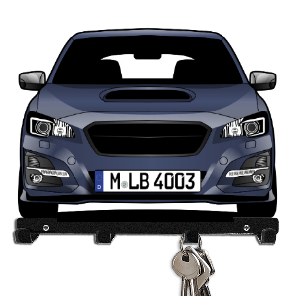 Levorg Schlüsselboard personalisiert mit Auto u. Kennzeichen!