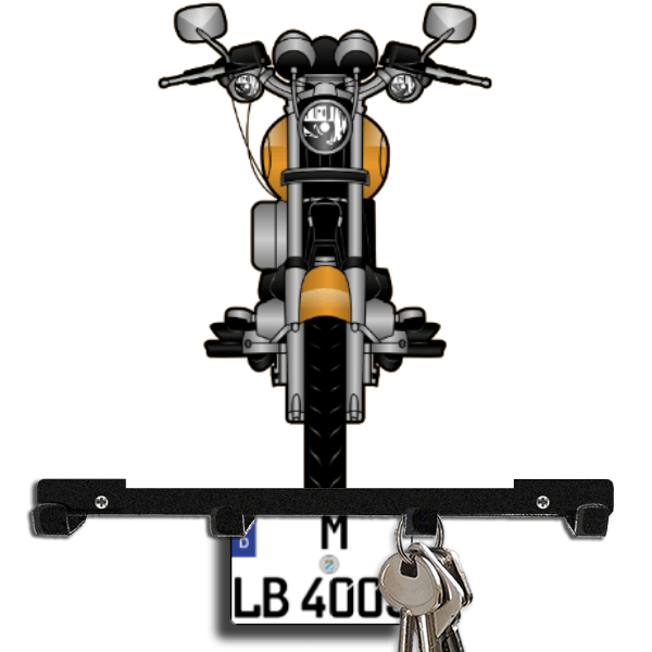 Low Rider Schlüsselboard personalisiert mit Auto u. Kennzeichen!