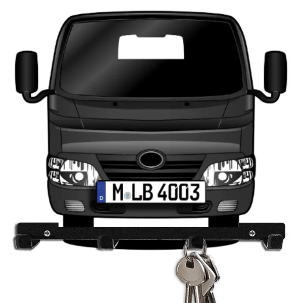 Dyna Schlüsselboard personalisiert mit Auto u. Kennzeichen!