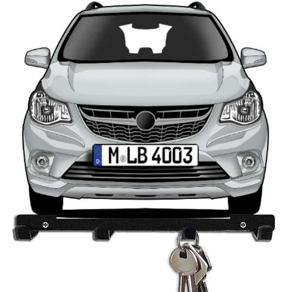 Karl Schlüsselboard personalisiert mit Auto u. Kennzeichen!