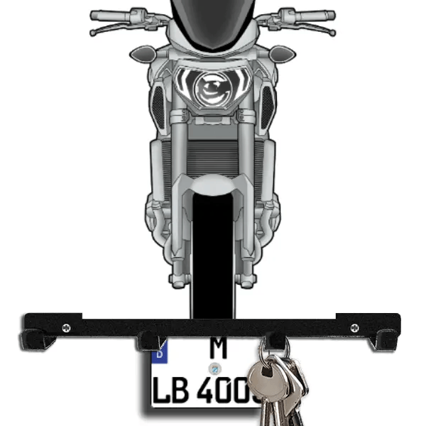 MT-09 Schlüsselboard personalisiert mit Auto u. Kennzeichen!