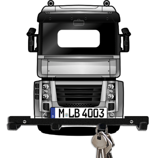 Magnum Schlüsselboard personalisiert mit Auto u. Kennzeichen!