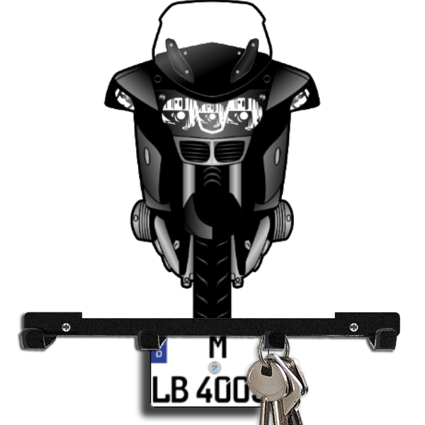 R 1200 RT Schlüsselboard personalisiert mit Auto u. Kennzeichen!