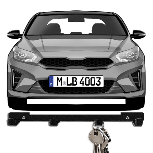 C-Klasse Cabriolet Schlüsselboard personalisiert mit Auto u. Kennzeichen!